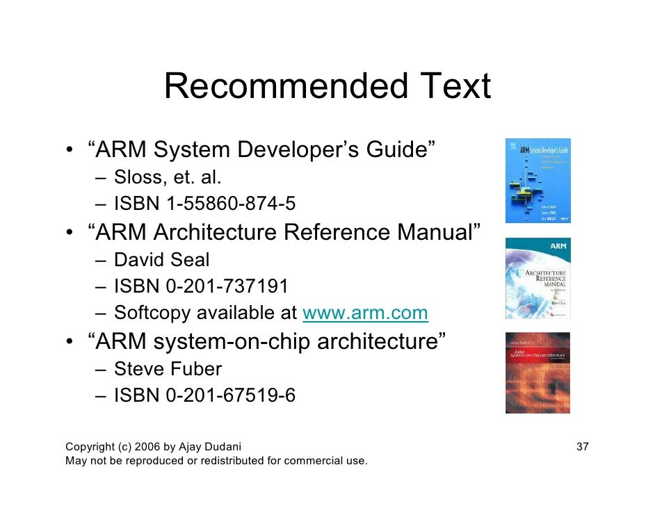 arm architecture reference manual david seal pdf