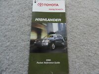 2010 toyota highlander owners manual