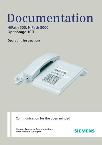 siemens hipath 3350 manual pdf