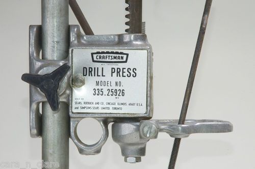 craftsman 8 drill press manual