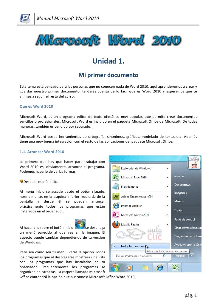 microsoft office 2010 manual pdf