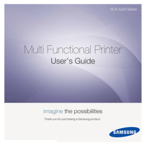 samsung printer scx 3405fw user manual