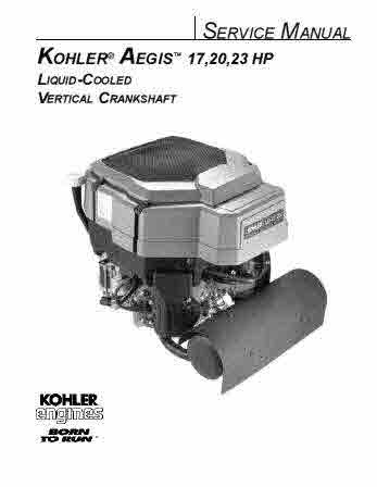 kohler magnum 20 service manual