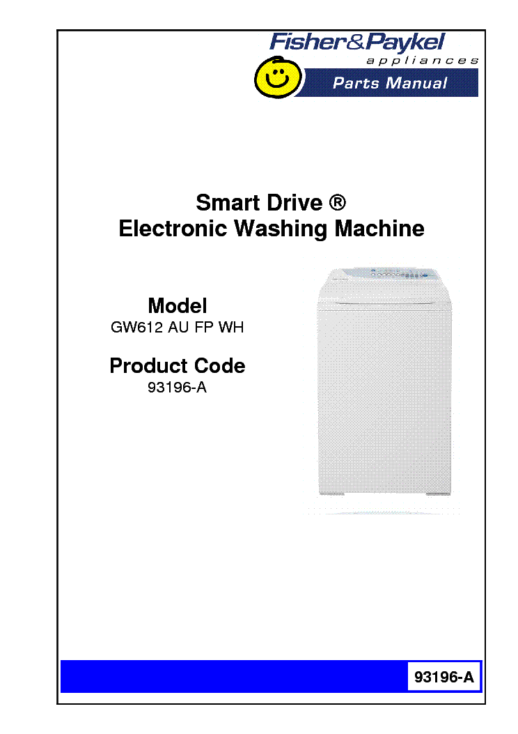 fisher and paykel gw612 service manual