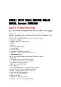 suzuki swift workshop manual free download