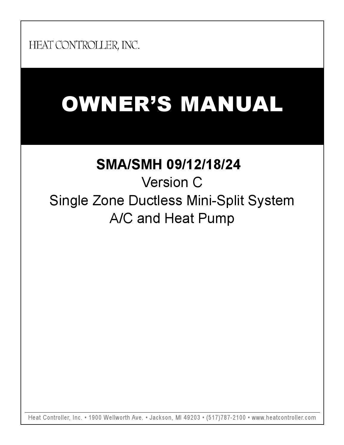 comfort aire heat controller manual