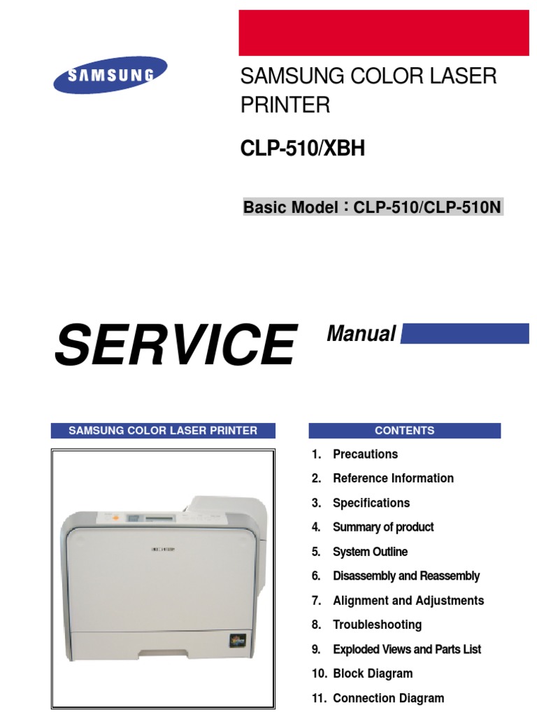samsung clx 3175 service manual pdf