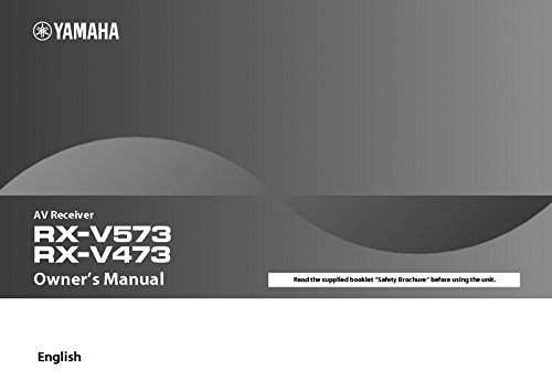 yamaha rx v481 user manual